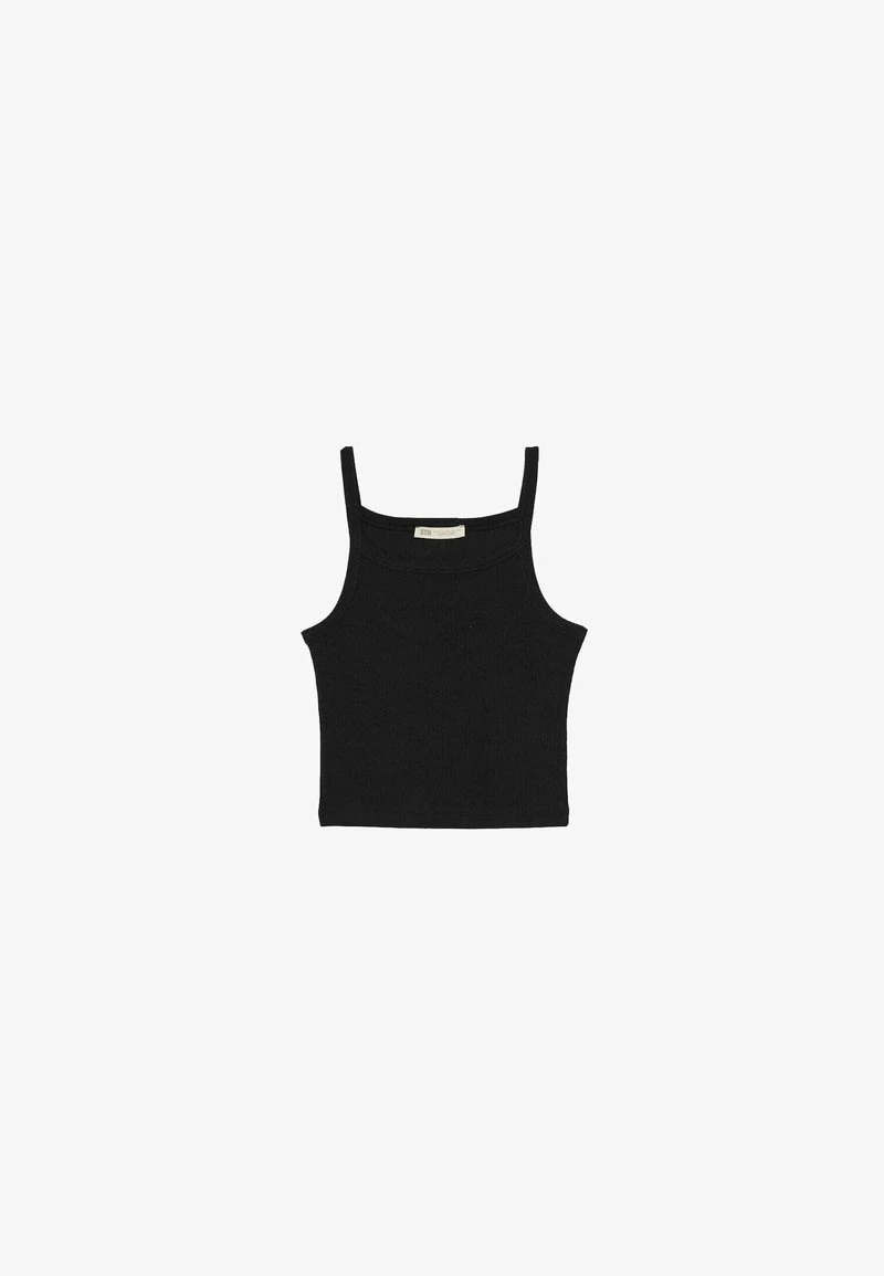 Stradivarius MIT RACERBACK - Top - Black 5 Stradivarius MIT RACERBACK - Top - Black – Bild 5