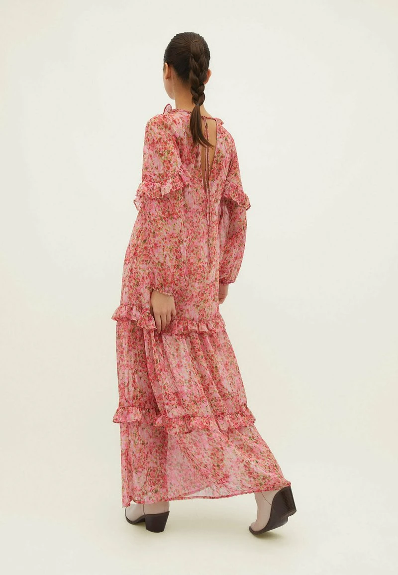 Stradivarius WITH RUFFLES - Maxikleid - Light Pink 2 Stradivarius WITH RUFFLES - Maxikleid - Light Pink – Bild 2