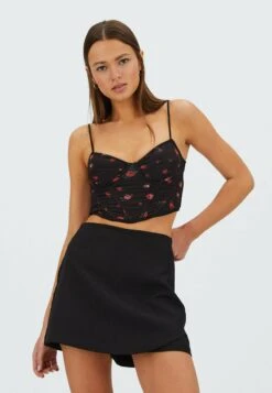 Stradivarius WICKELOPTIK - Wickelrock - Black