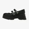 Stradivarius MIT PROFILSOHLE UND SCHNALLEN - Slipper - Black