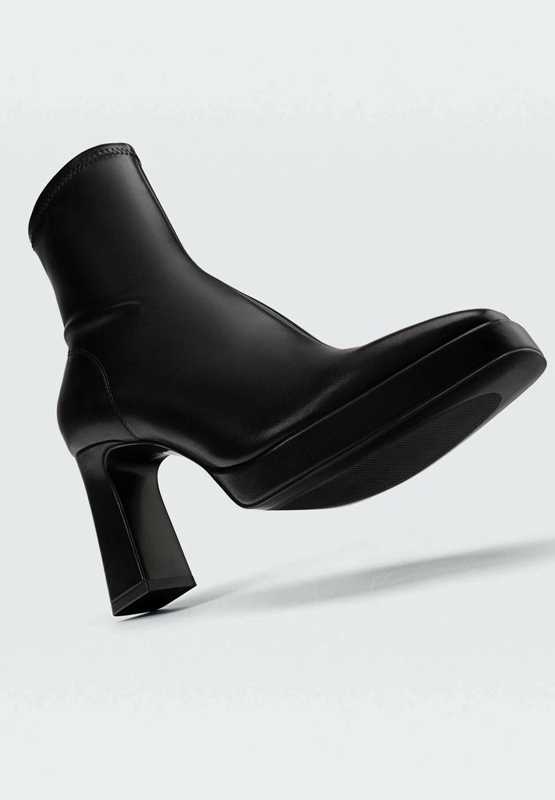 Stradivarius MIT ABSATZ - High Heel Stiefelette - Black 6 Stradivarius MIT ABSATZ - High Heel Stiefelette - Black – Bild 6