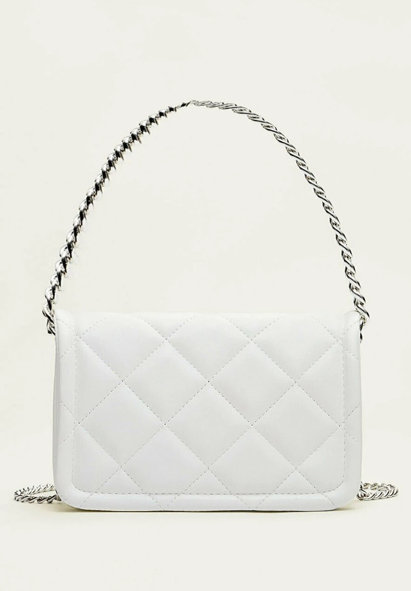 Stradivarius MIT DOPPELTER TRAGEKETTE - Umhängetasche - White 6 Stradivarius MIT DOPPELTER TRAGEKETTE - Umhängetasche - White – Bild 6