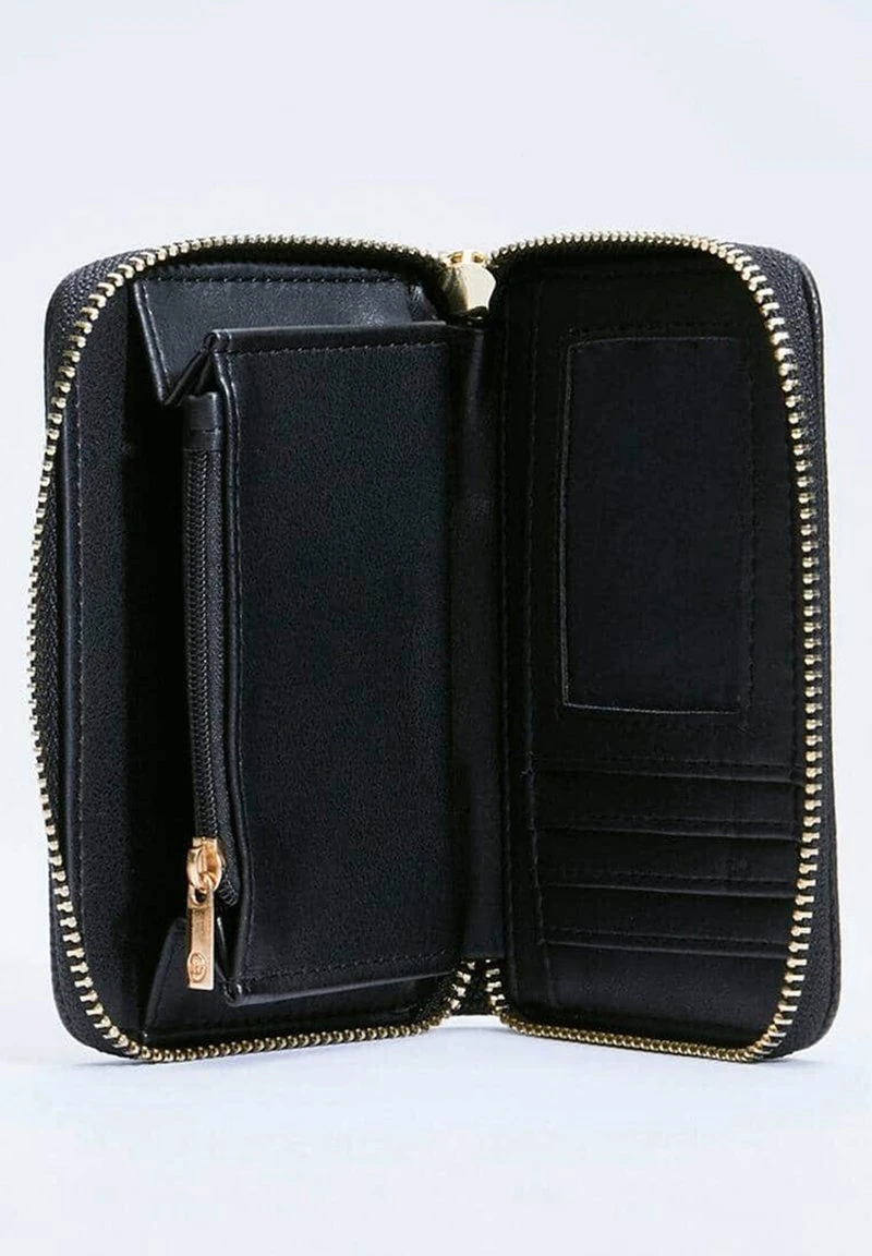 Stradivarius RECHTECKIGER - Geldbörse - Black 3 Stradivarius RECHTECKIGER - Geldbörse - Black – Bild 3