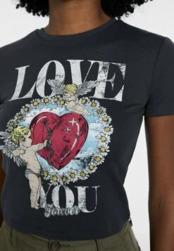 Stradivarius CROPPED - T-Shirt Print - Dark Grey 9 Stradivarius CROPPED - T-Shirt Print - Dark Grey -Stradivarius Deutschland Verkaufs-Shop ec038508cb4942eea15c335d38c408db