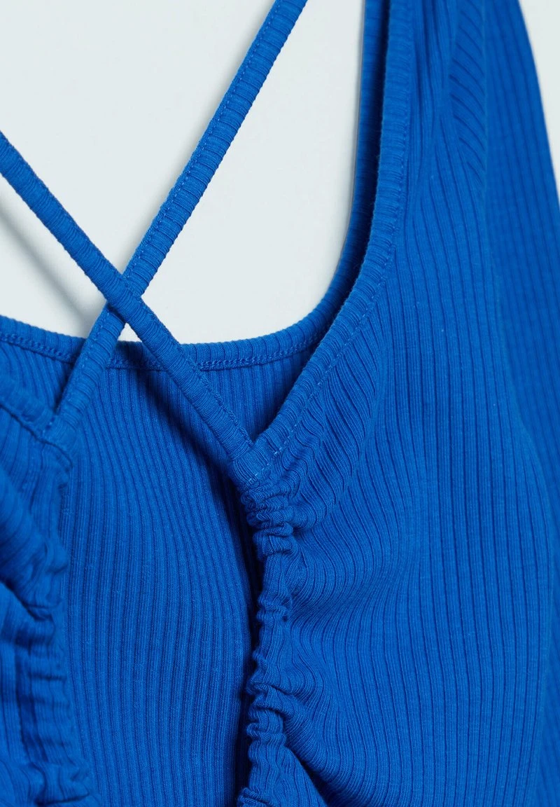 Stradivarius MIT SCHNALLE AM RÜCKEN - Langarmshirt - Blue 6 Stradivarius MIT SCHNALLE AM RÜCKEN - Langarmshirt - Blue – Bild 6