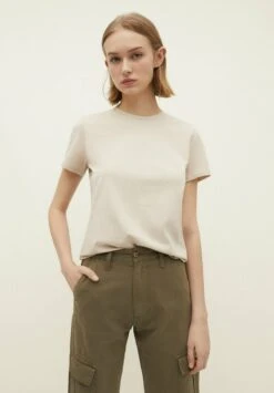 Stradivarius T-Shirt Basic - Beige