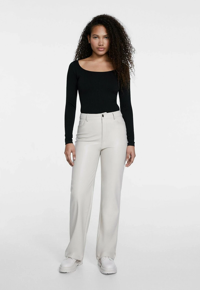 Stradivarius STRAPPY WITH OPEN BACK - Langarmshirt - Black 2 Stradivarius STRAPPY WITH OPEN BACK - Langarmshirt - Black – Bild 2