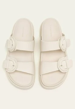 Stradivarius FLAT - Badesandale - Off White -Stradivarius Deutschland Verkaufs-Shop efa3f3694a2a46daa47af745c826fb94