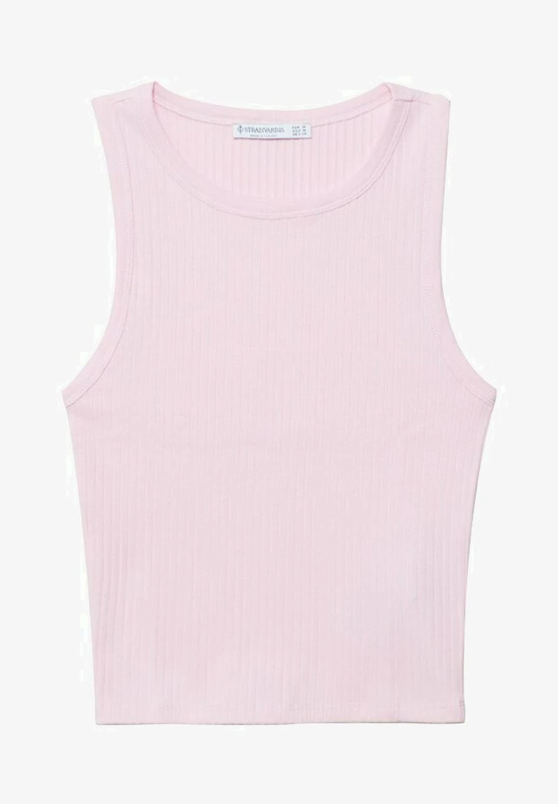 Stradivarius RACER - Top - Light Pink 5 Stradivarius RACER - Top - Light Pink – Bild 5