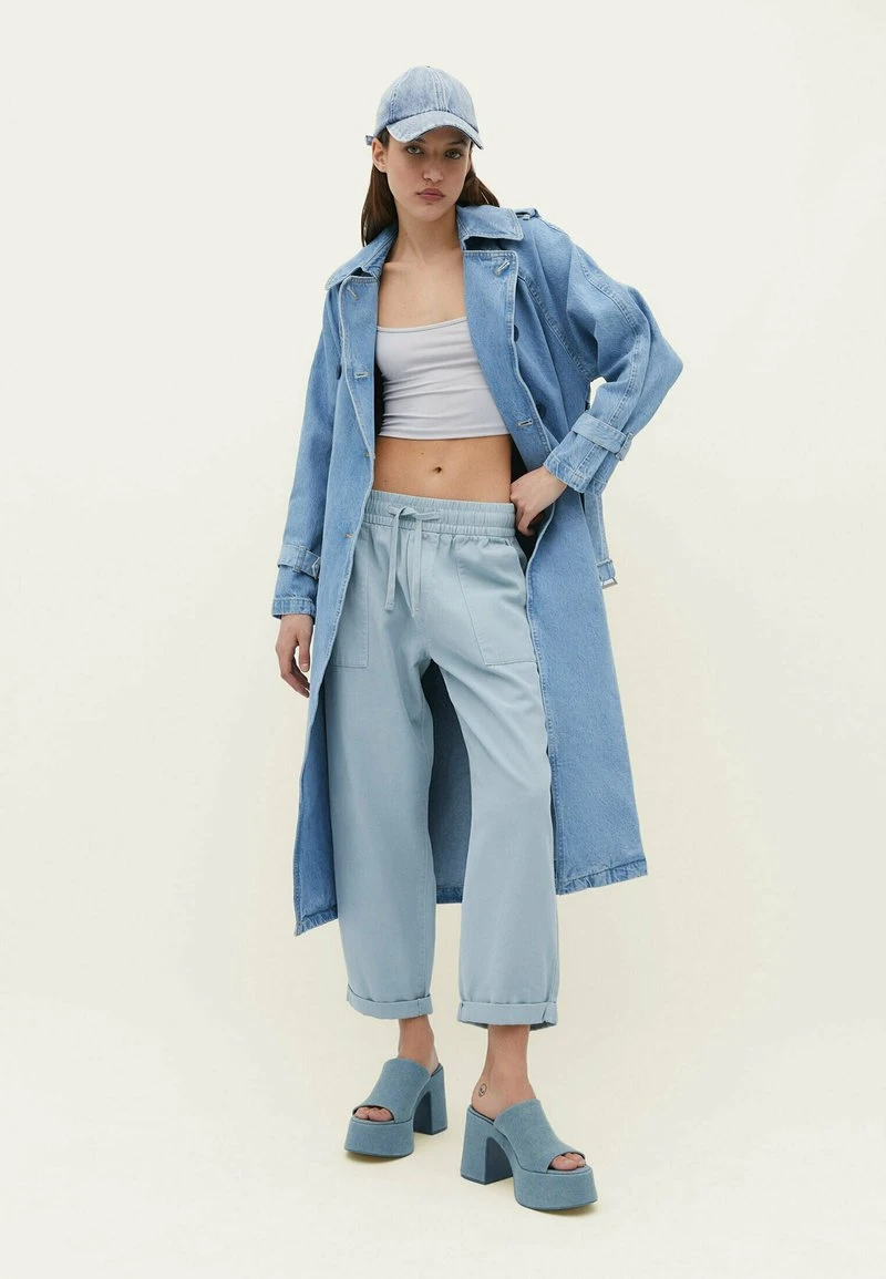 Stradivarius BASIC - Jogginghose - Mottled Light Blue 2 Stradivarius BASIC - Jogginghose - Mottled Light Blue – Bild 2