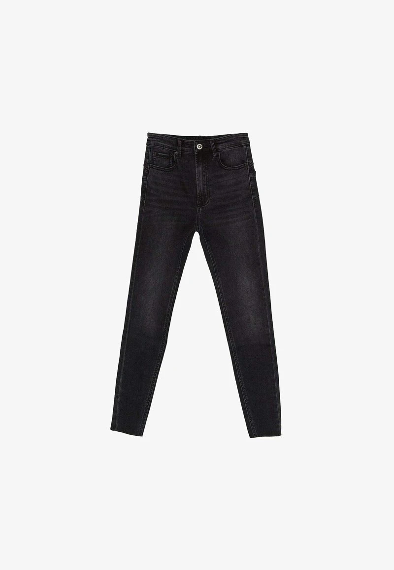 Stradivarius PUSH-UP - Jeans Skinny Fit - Black Denim 5 Stradivarius PUSH-UP - Jeans Skinny Fit - Black Denim – Bild 5