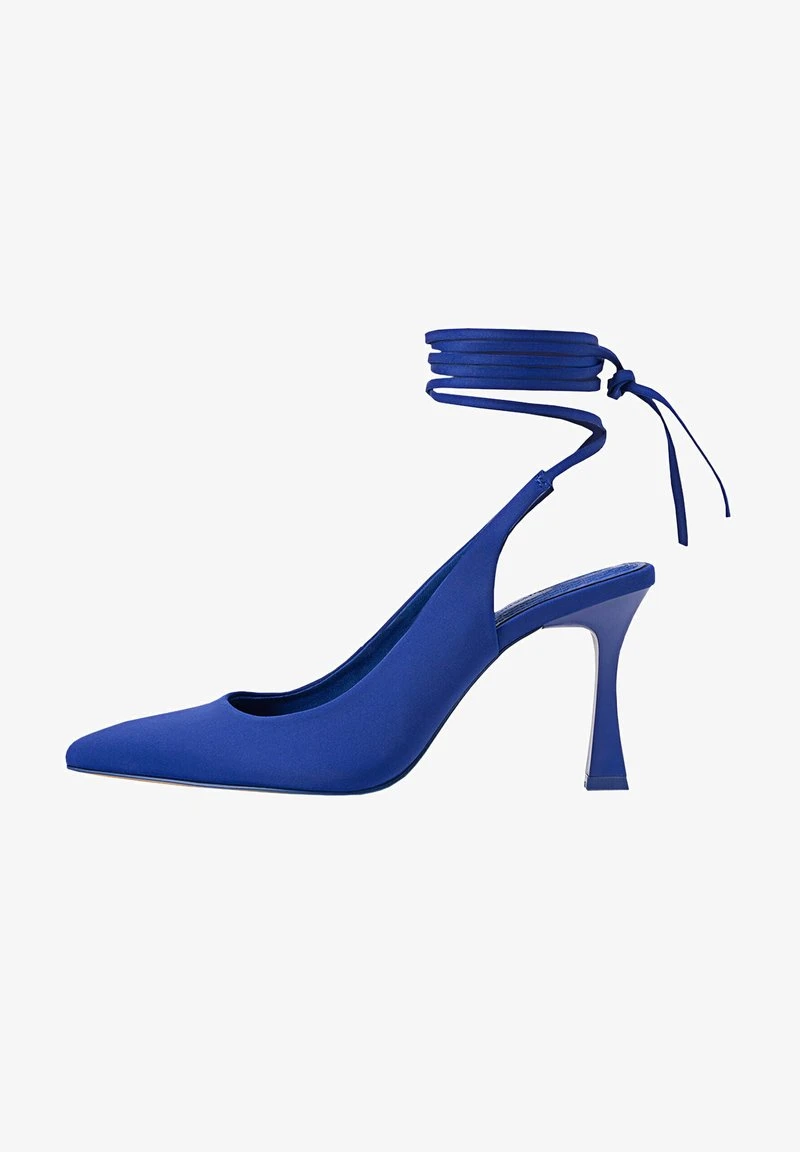 Stradivarius OFFENER UND SCHNÜRUNG - Schnürpumps - Blue 6 Stradivarius OFFENER UND SCHNÜRUNG - Schnürpumps - Blue – Bild 6