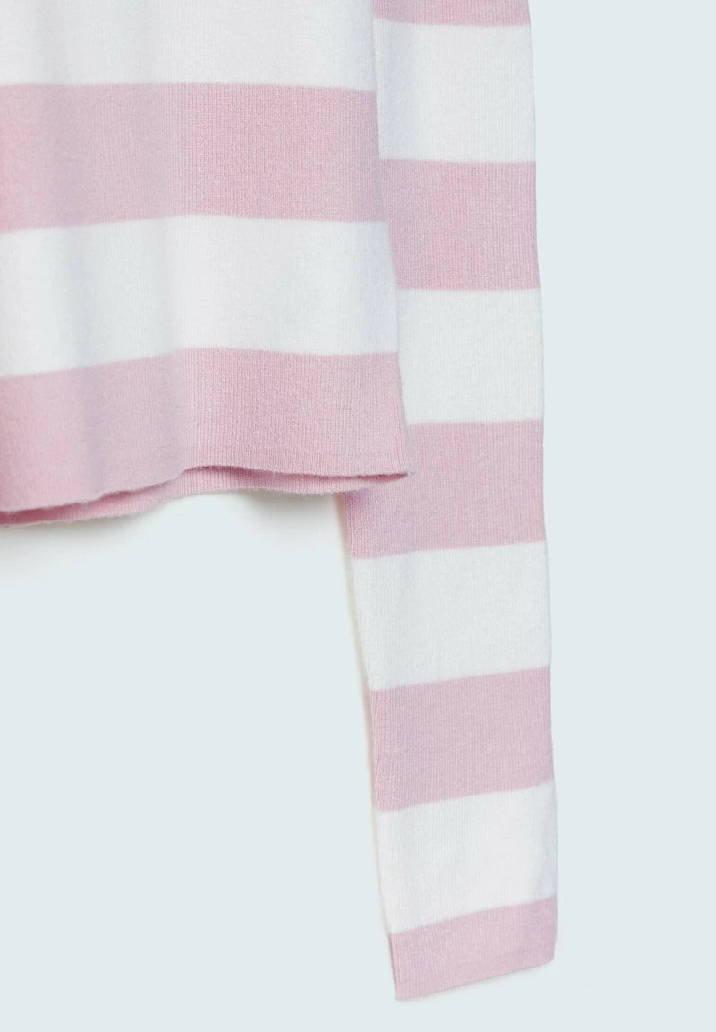 Stradivarius LANGER - Strickpullover - Light Pink 6 Stradivarius LANGER - Strickpullover - Light Pink – Bild 6