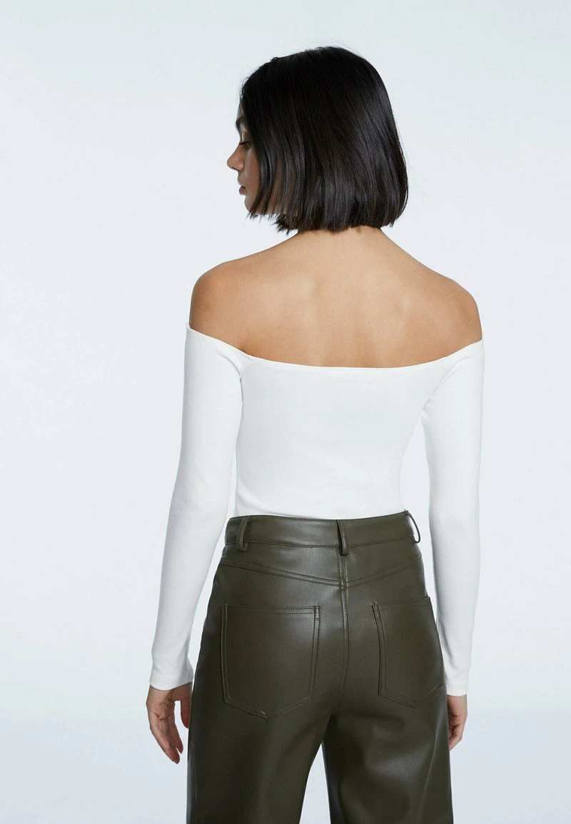 Stradivarius Langarmshirt - Off White 3 Stradivarius Langarmshirt - Off White – Bild 3