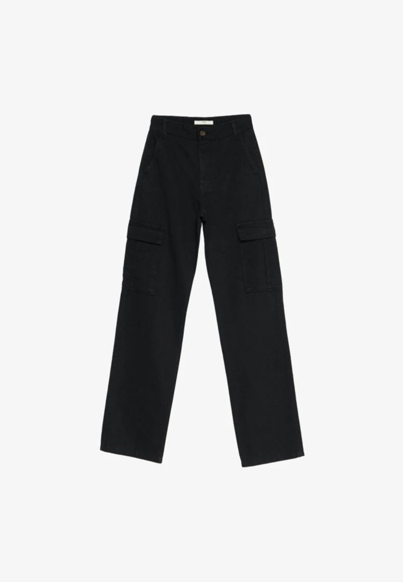 Stradivarius Cargohose - Black 5 Stradivarius Cargohose - Black – Bild 5