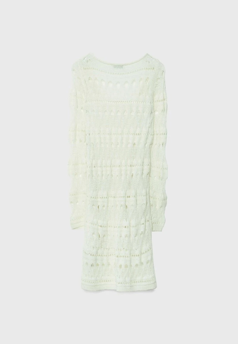 Stradivarius Strickkleid - Off White 6 Stradivarius Strickkleid - Off White – Bild 6