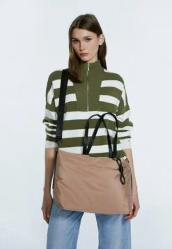 Stradivarius BASIC - Shopping Bag - Beige