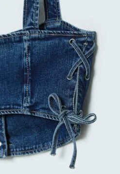 Stradivarius Top - Stone Blue Denim 11 Stradivarius Top - Stone Blue Denim -Stradivarius Deutschland Verkaufs-Shop f67e8519171b4124bfd4064c21a91e94