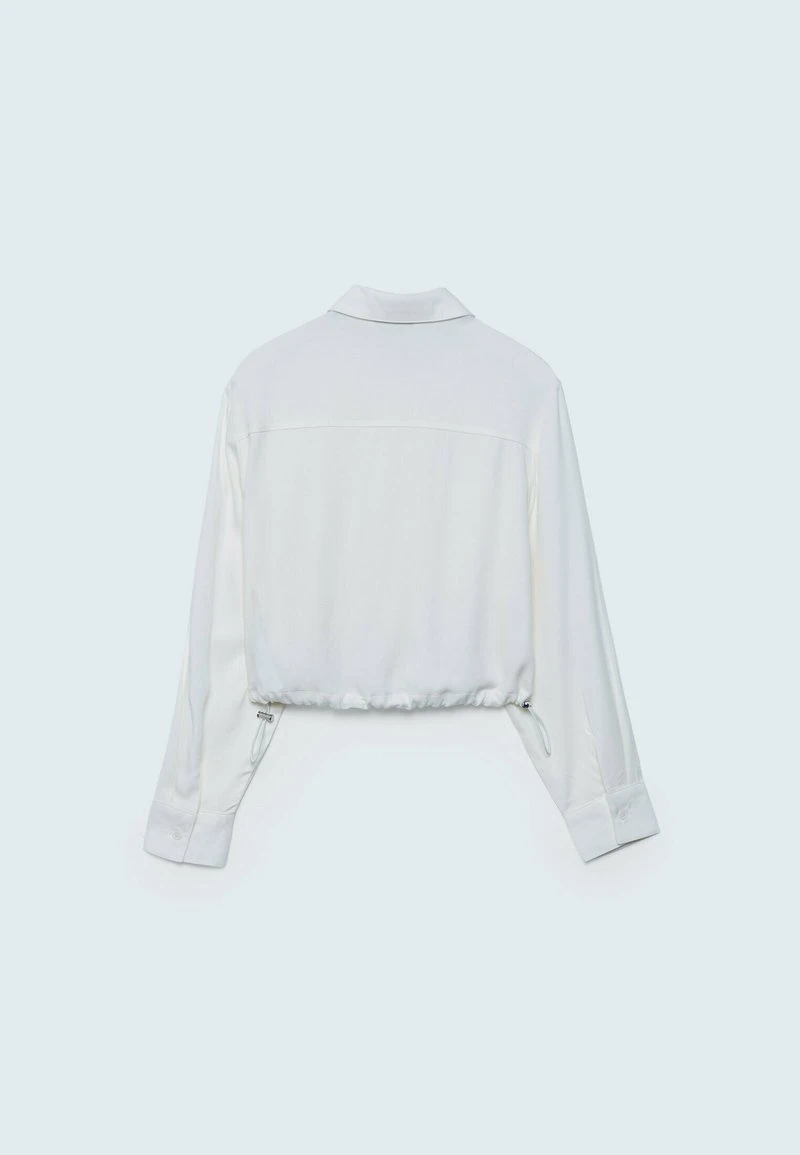 Stradivarius UTILITY - Hemdbluse - Off White 6 Stradivarius UTILITY - Hemdbluse - Off White – Bild 6