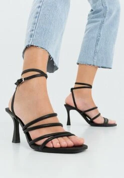 Stradivarius WIDE FIT - High Heel Sandalette - Black