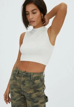 Stradivarius Top - Stone