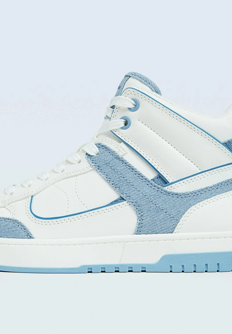 Stradivarius Sneaker High - Neon Blue 5 Stradivarius Sneaker High - Neon Blue – Bild 5