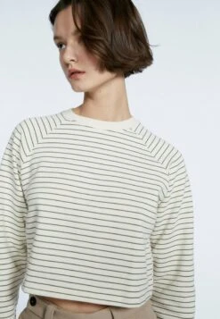 Stradivarius CROPPED STREIFEN - Sweatshirt - Mottled Beige -Stradivarius Deutschland Verkaufs-Shop fb50881ce6434a8d92e6ba980be2330f