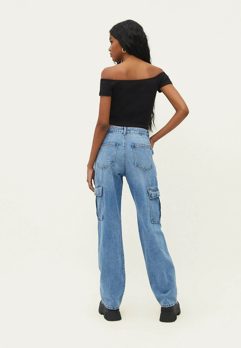 Stradivarius Jeans Straight Leg - Blue Denim 3 Stradivarius Jeans Straight Leg - Blue Denim – Bild 3