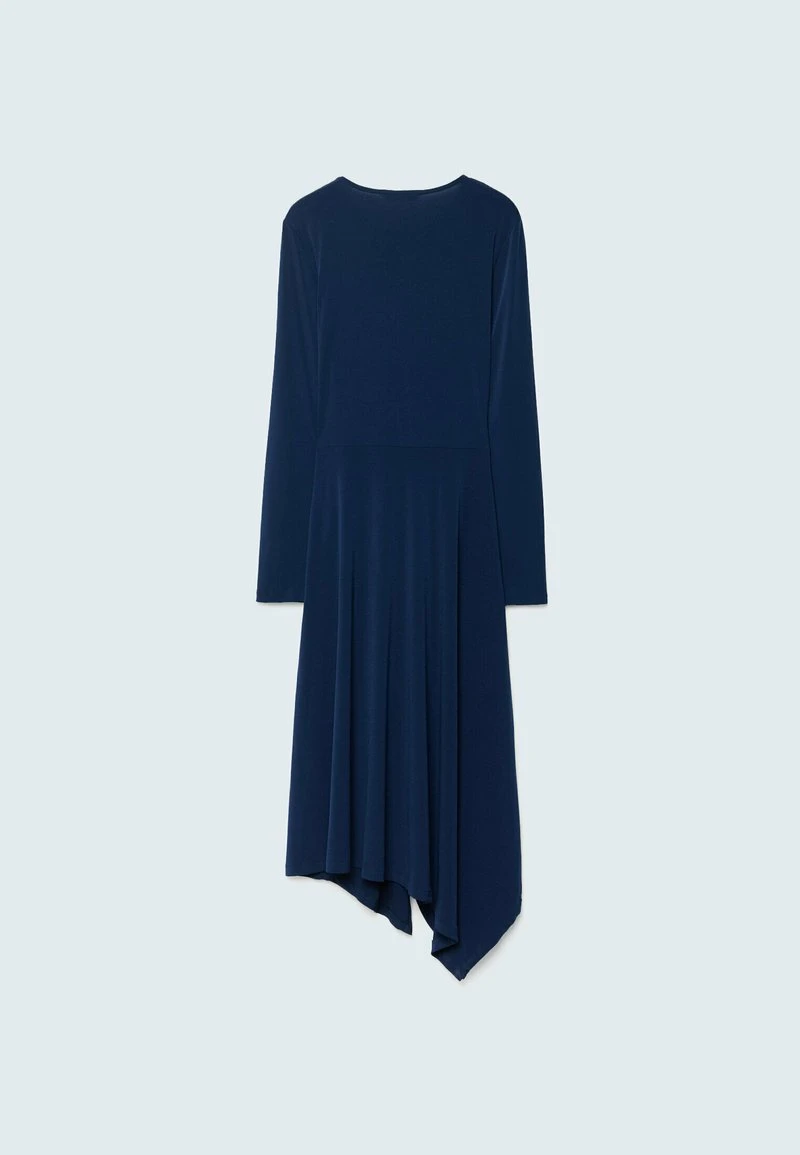 Stradivarius MIT ZIPFELSAUM - Jerseykleid - Mottled Dark Blue 6 Stradivarius MIT ZIPFELSAUM - Jerseykleid - Mottled Dark Blue – Bild 6