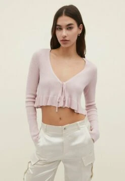 Stradivarius Strickjacke - Light Pink