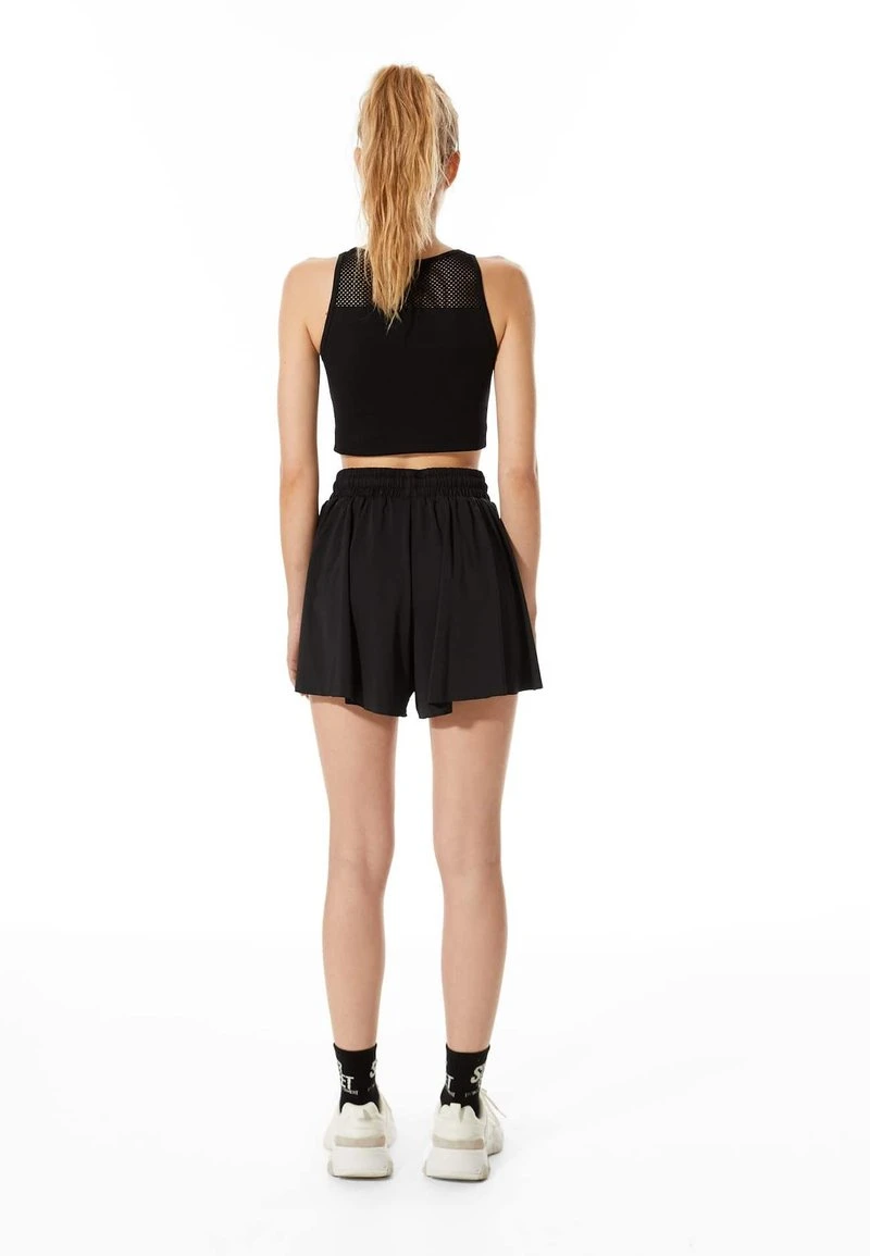 Stradivarius FLIESSENDE STR-EET - Shorts - Black 2 Stradivarius FLIESSENDE STR-EET - Shorts - Black – Bild 2