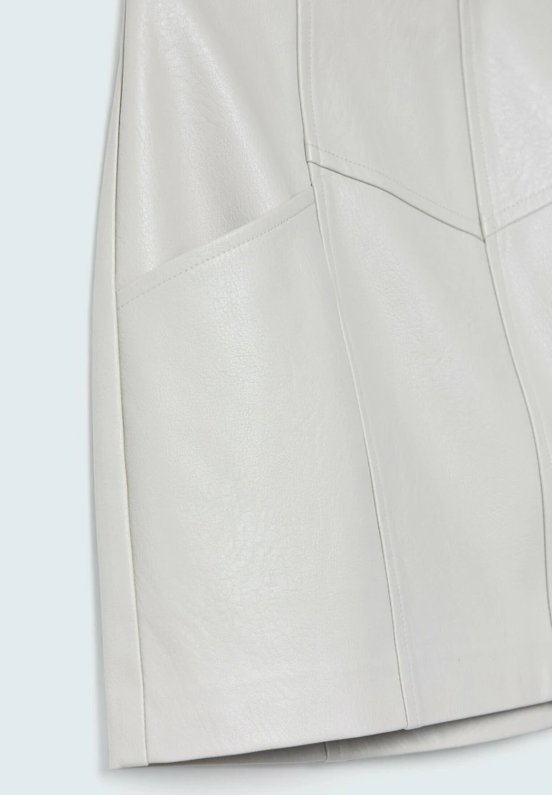 Stradivarius GESTUFTER - Minirock - Mottled Beige 6 Stradivarius GESTUFTER - Minirock - Mottled Beige – Bild 6